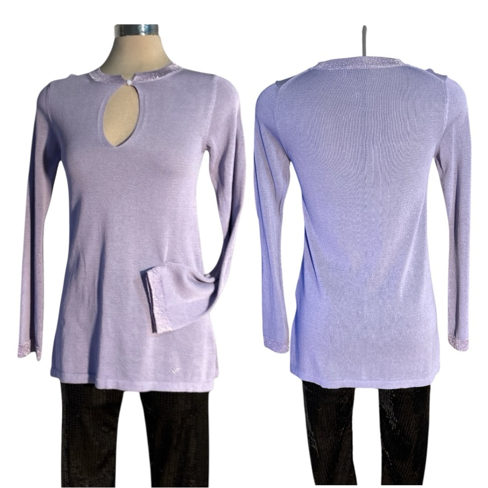 ESCADA Sport Luxury Purple Knit Sweater Size XS.